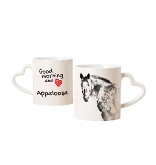 Appaloosa kubek z koniem good morning serce Art-Dog
