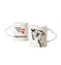 Appaloosa - Tasse mit Hund, entzückende Tasse mit herzförmigem Henkel, universelles Geschenk der Marke Art-Dog