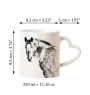 Appaloosa - Tasse mit Hund, entzückende Tasse mit herzförmigem Henkel, universelles Geschenk der Marke Art-Dog
