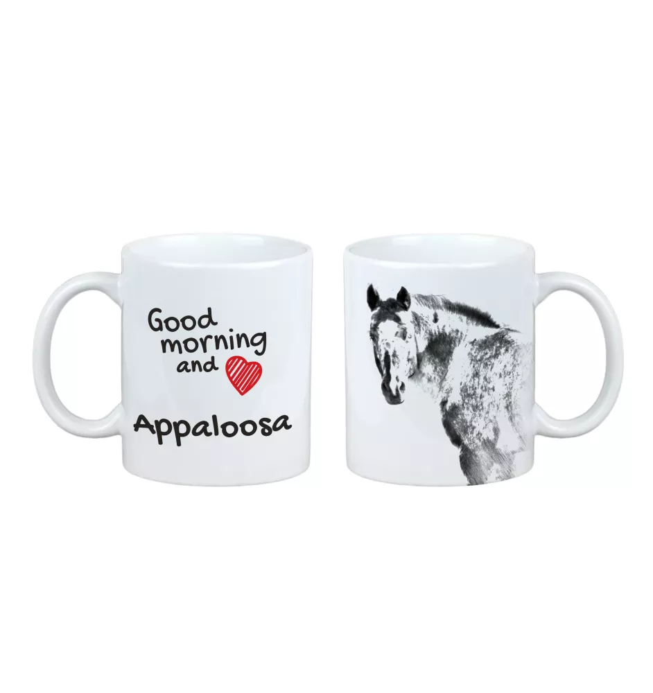 Appaloosa - Tasse mit Hund, personalisierte Tasse mit Druck, klassisches Geschenk für jeden von der Marke Art-Dog.