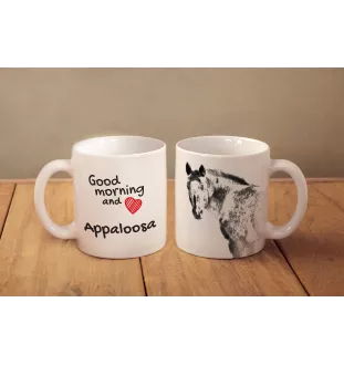 Appaloosa - Tasse mit Hund, personalisierte Tasse mit Druck, klassisches Geschenk für jeden von der Marke Art-Dog.