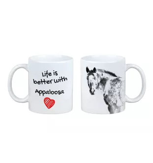 Appaloosa - tasse avec un cheval, tasse avec une photo, cadeau personnalisé de la marque Art-Dog