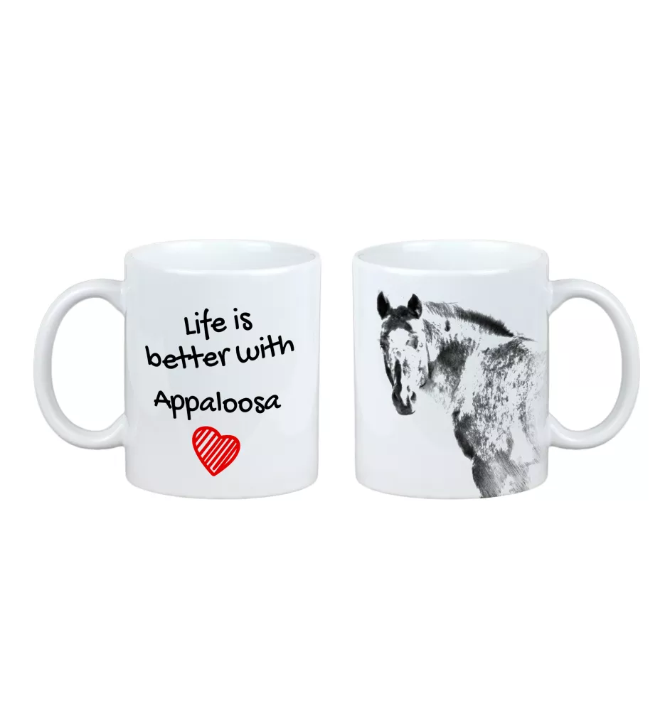 Appaloosa - mug with a horse, mug with a photo, personalized gift from the Art-Dog brand