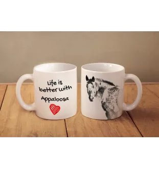 Appaloosa kubek z koniem life is better Art-Dog