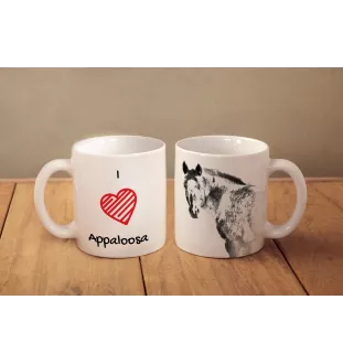 Appaloosa - cup with a horse, cute cup with graphics, a gift with your photo from the Art-Dog brand