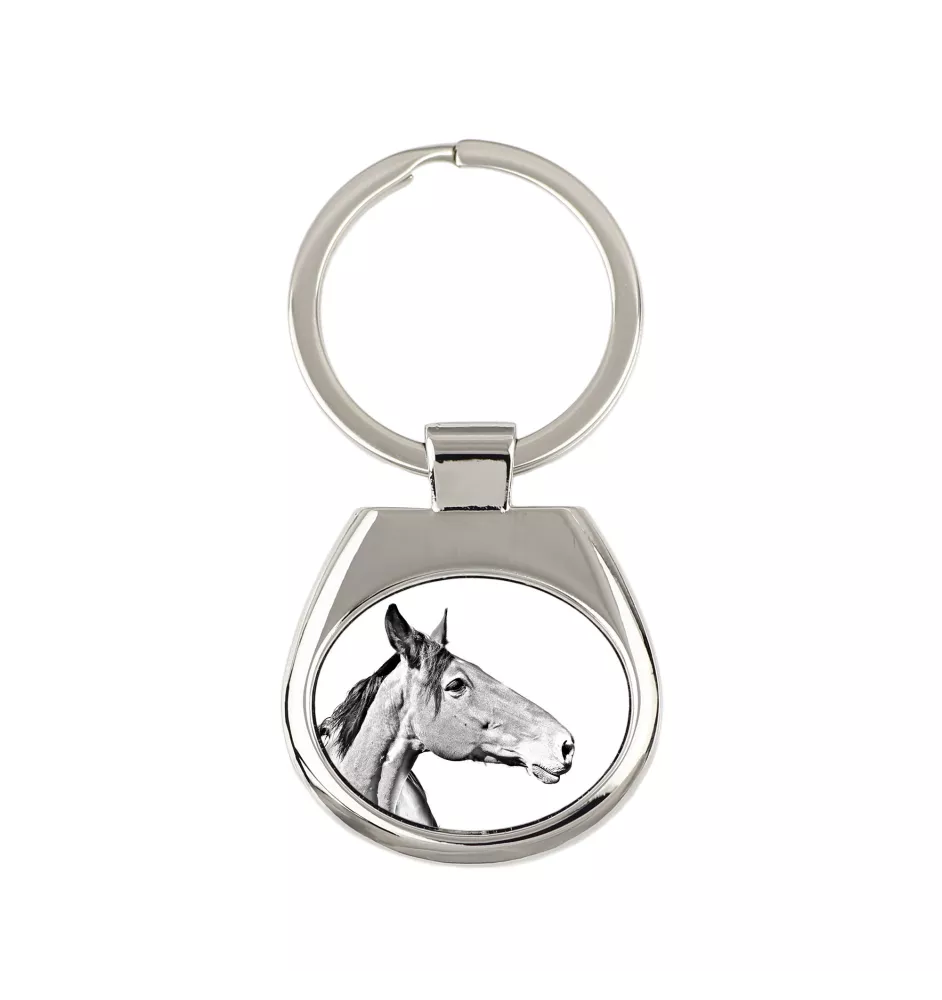 Cheval d'élevage australien - porte-clés avec un cheval, porte-clés imprimé, breloque personnalisée de la marque Art-Dog
