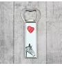 Australian Stock Horse - bottle opener with a horse, personalized fridge magnet bottle opener, unique gift for men by Art-Dog brand