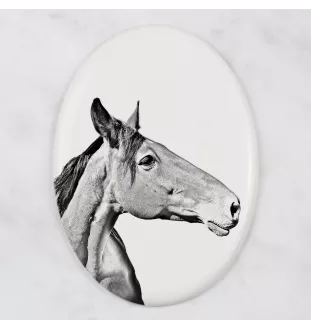 Australian Stock Horse płyta nagrobna z koniem Art-Dog