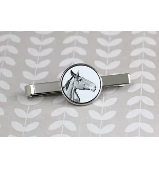 Australisches Zuchtpferd - Krawattennadel mit Pferd, personalisierter Krawattenclip, einzigartiges Geschenk für Männer von der Marke Art-Dog