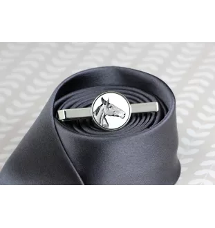 Australian Stock Horse - tie clip with a horse, personalized tie clip, a unique gift for a man from the Art-Dog brand
