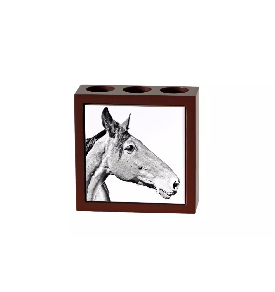 Cheval d'élevage australien - porte-stylo avec un cheval, organiseur de bureau avec impression, décoration de bureau personnalisée de la marque Art-Dog