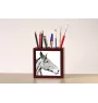 Cheval d'élevage australien - porte-stylo avec un cheval, organiseur de bureau avec impression, décoration de bureau personnalisée de la marque Art-Dog