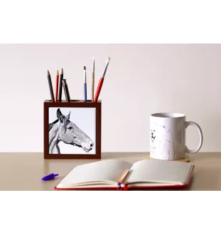 Australian Stock Horse stojak na długopisy z koniem Art-Dog