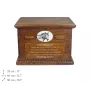 Basque Mountain Horse - urn for horse ashes, personalized urn with a photo, large box for horse ashes by Art-Dog brand
