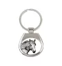 Basque Mountain Horse - keychain with a horse, keychain with a print, personalized pendant from the Art-Dog brand