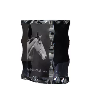 Australian Stock Horse ramka kryształowe z koniem Art-Dog