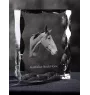 Australian Stock Horse - kryształ ze zdjęciem konia, szklana statuetka ze zdjęciem, wyjątkowa ramka ze zdjęciem marki Art-Dog