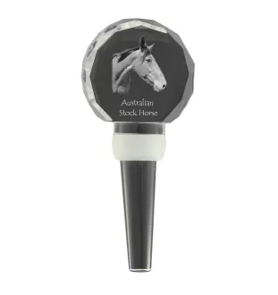 Australian Stock Horse grubszy stopper do wina z koniem Art-Dog