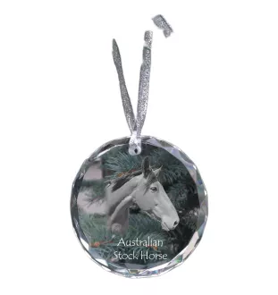 Australian Stock Horse medal kryształowy z koniem Art-Dog