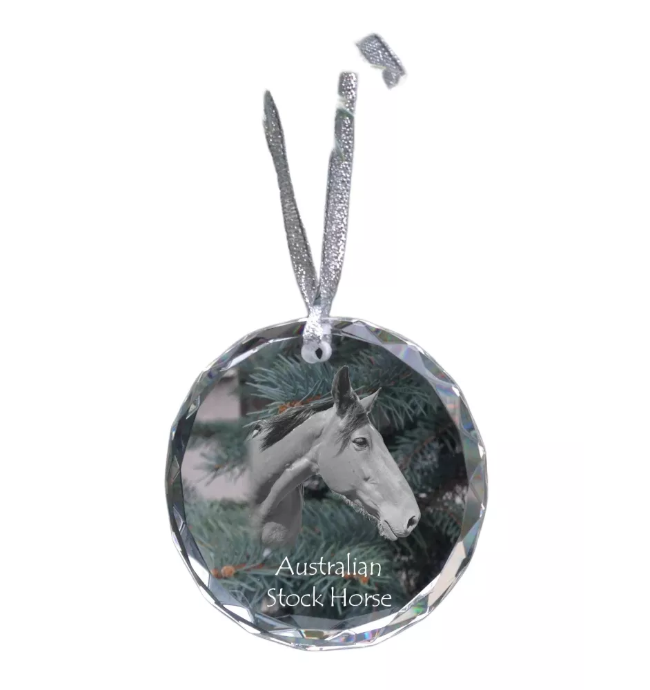 Australian Stock Horse medal kryształowy z koniem Art-Dog