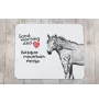 Cheval de montagne basque - tapis de souris imprimé, tapis de souris personnalisé avec un cheval, un gadget unique pour un employé de bureau de la marque Art-Dog