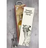 Cheval de montagne basque - boîte à vin avec un cheval, boîte à alcool avec une illustration, boîte cadeau personnalisée de la marque Art-Dog