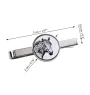 Baskisches Bergpferd - Krawattennadel mit Pferd, personalisierter Krawattenclip, einzigartiges Geschenk für Männer von der Marke Art-Dog