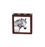 Basque Mountain Horse - pen holder with a horse, desk organizer with a print, personalized desk decoration from the Art-Dog brand