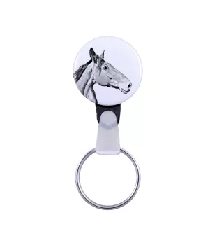 Cheval d'élevage australien - porte-clés unique avec une photo de cheval, produit fait à la main, accroche légère et pratique de la marque Art-Dog