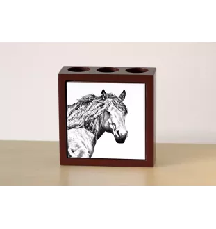 Baskijski koń górski stojak na długopisy z koniem Art-Dog