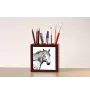 Basque Mountain Horse - pen holder with a horse, desk organizer with a print, personalized desk decoration from the Art-Dog brand