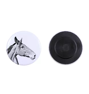 Australisches Zuchtpferd - Magnet mit Pferd, ein einzigartiges Abdruck des Pferdes der Marke Art-Dog