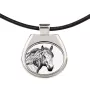 Basque Mountain Horse - horse necklace, personalized pendant with a photo, unique necklace for women and men by Art-Dog brand