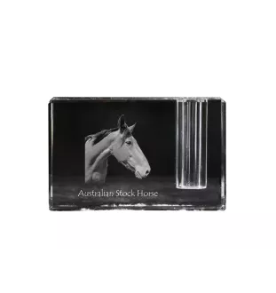 Australian Stock Horse penholder kryształowy z koniem Art-Dog
