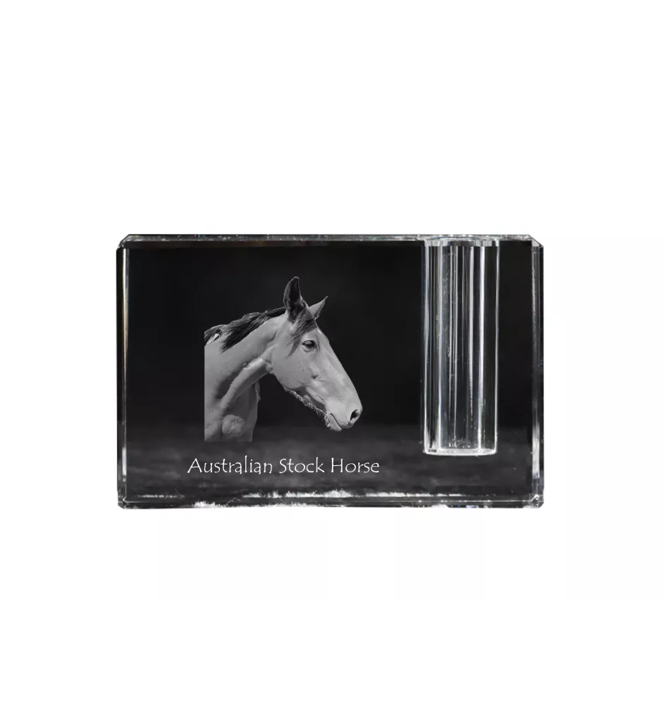 Australian Stock Horse penholder kryształowy z koniem Art-Dog