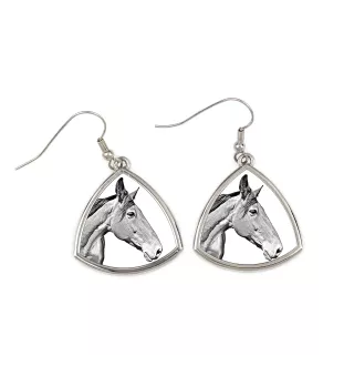 Australian Stock Horse - earrings with a horse, hanging earrings with a picture, personalized jewelry with Art-Dog brand print