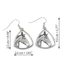 Cheval d'élevage australien - boucles d'oreilles avec un cheval, boucles d'oreilles pendantes avec une image, bijoux personnalisés avec l'impression de la marque Art-Dog