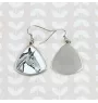 Cheval d'élevage australien - boucles d'oreilles avec un cheval, boucles d'oreilles pendantes avec une image, bijoux personnalisés avec l'impression de la marque Art-Dog