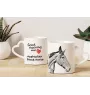 Australian Stock Horse - cup with a dog, adorable cup with a heart-shaped handle, universal gift from the Art-Dog brand