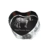 Basque Mountain Horse - a photo of a horse in crystal, a crystal heart, a unique frame with a photo from the Art-Dog brand