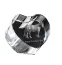 Basque Mountain Horse - a photo of a horse in crystal, a crystal heart, a unique frame with a photo from the Art-Dog brand