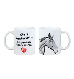 Australian Stock Horse - mug with a horse, mug with a photo, personalized gift from the Art-Dog brand