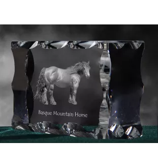 Baskijski koń górski ramka kryształowe z koniem Art-Dog