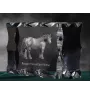 Basque Mountain Horse - kryształ ze zdjęciem konia, szklana statuetka ze zdjęciem, wyjątkowa ramka ze zdjęciem marki Art-Dog