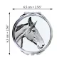 Australian Stock Horse - pocket mirror with a horse, personalized mirror for a purse, compact mirror with Art-Dog brand print
