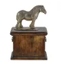 Belgijski, Percheron urna na drewnie z statuetką konia Art-Dog