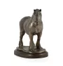 Percheron - Belge - une urne pour les cendres d'un cheval, une urne avec une statuette, une élégante urne avec un cheval de la marque Art-Dog
