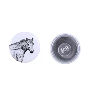 Baskijski koń górski kolczyki z koniem mały Art-Dog