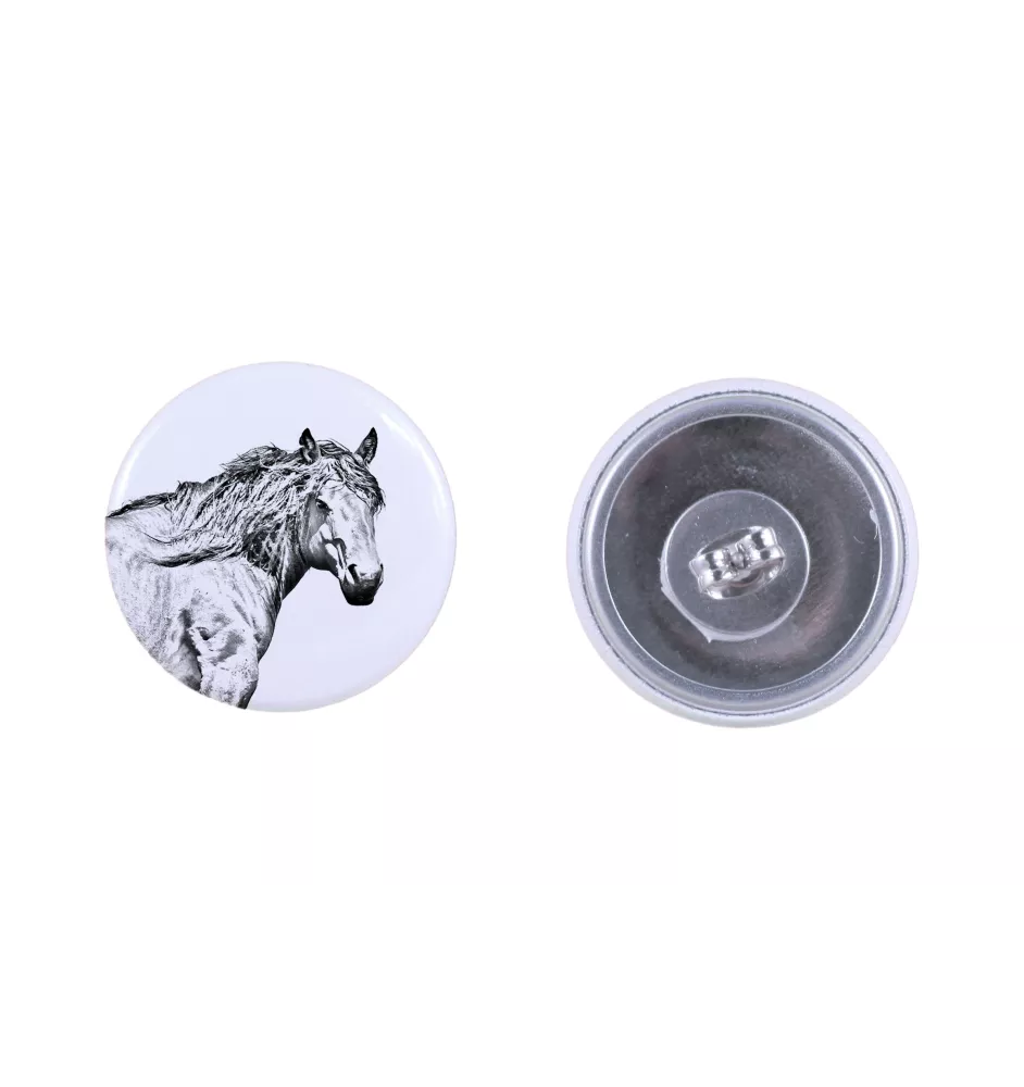 Basque Mountain Horse - earrings your photo, handmade, jewelry handcrafted by Art-Dog brand