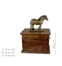 Percheron - Belge - urne pour cendres de cheval avec statuette, urne personnalisée avec gravure, grande boîte pour cendres de cheval de la marque Art-Dog